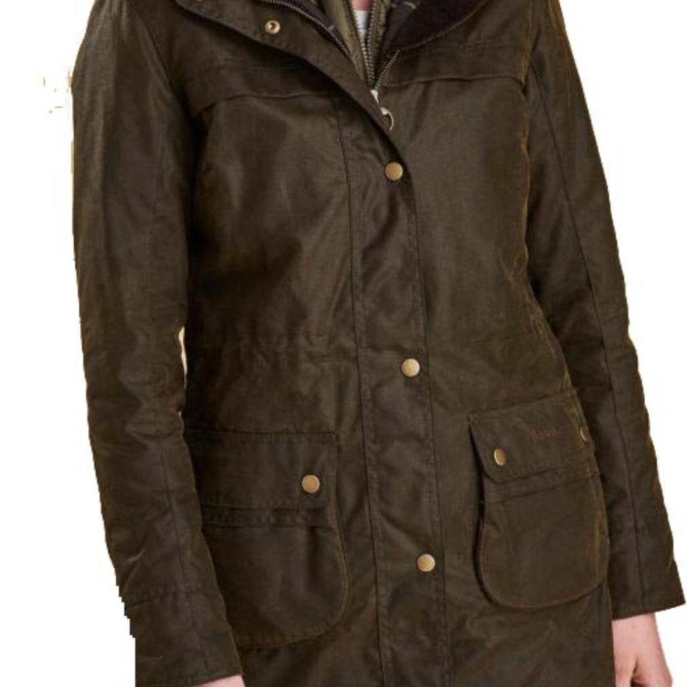 Barbour Kelsall Trim Waxed Parka